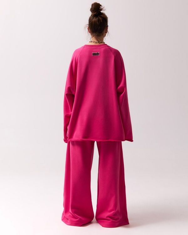 Palazzo pants HYPERSIZE, color pink, Size: One size length 120 cm