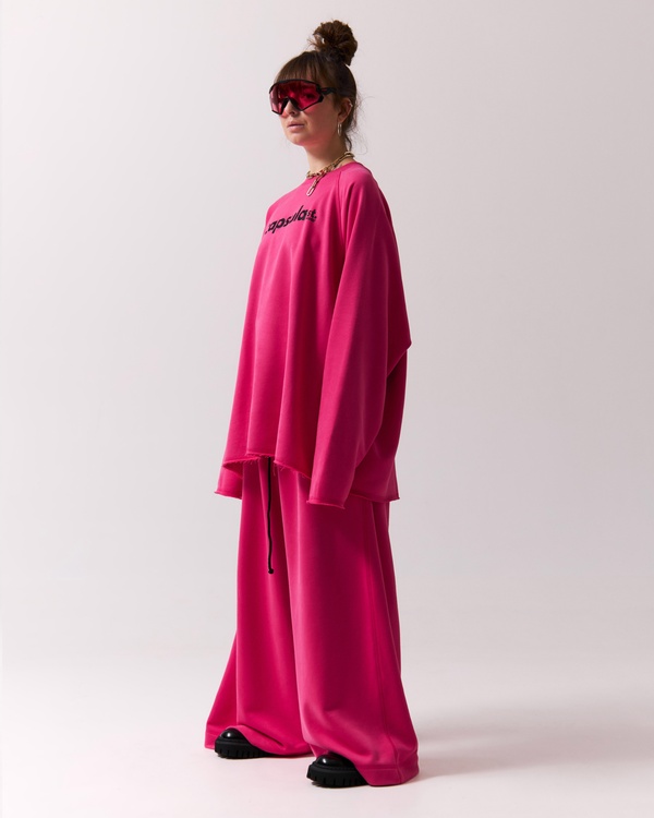 Штани палаццо HYPERSIZE, колір рожевий GP-12-one-size-120 фото