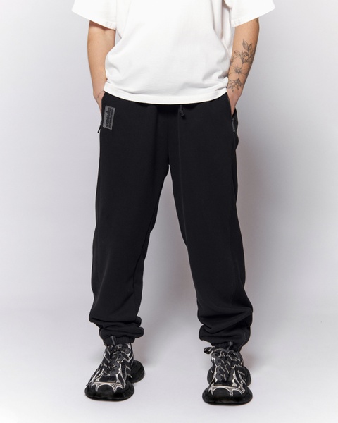 Jogger pants BAT oversized, color black, Size: XS/S