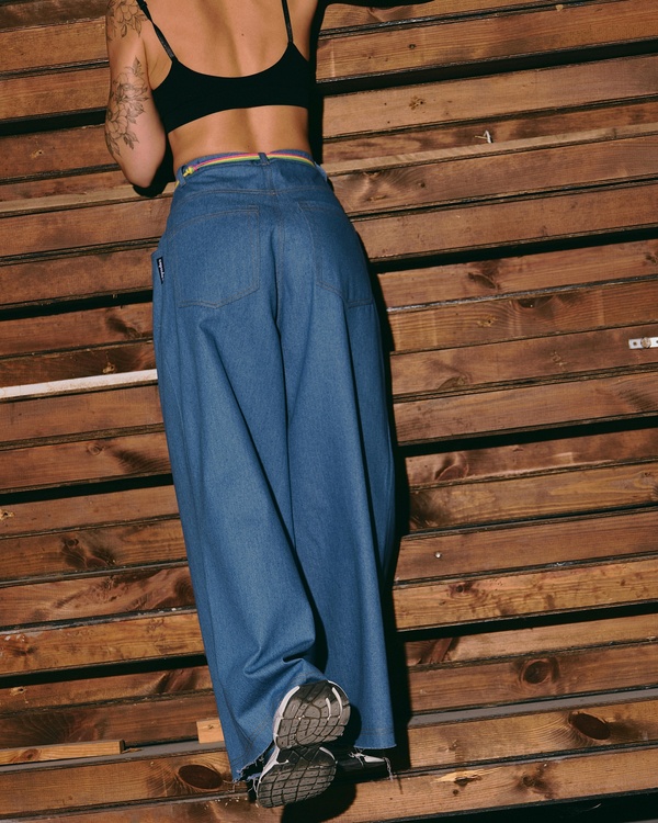 Jeans DENIM oversized [vol.2], color blue, Size: XS/S