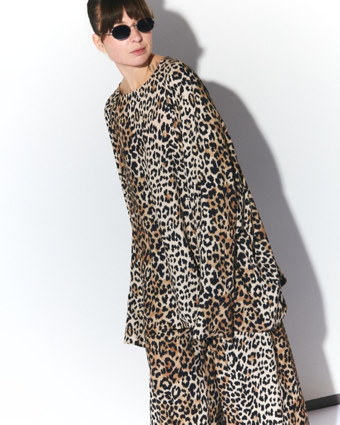 Longsleeve ANIMAL, color leopard, One size
