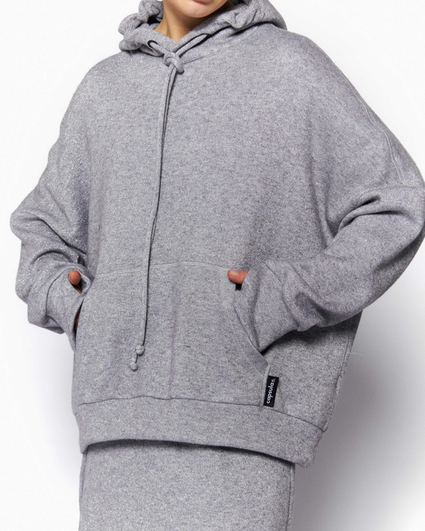Hoodie MOONLIGHT, color gray, Size: XS/S