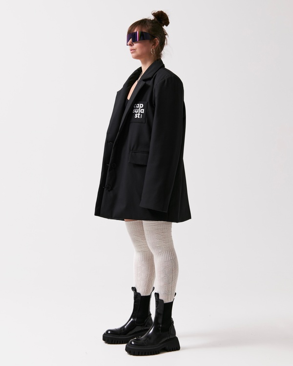 Піджак CAPSULA утеплений, колір чорний JKT-01-m-l фото