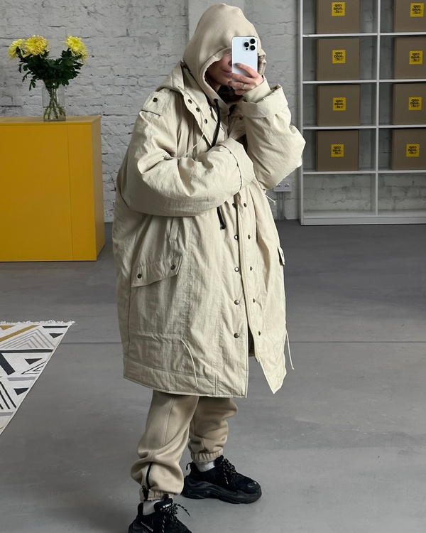 Jacket BUNKER, color beige, Size: XS/S