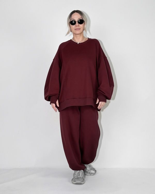 Костюм COZY, колір бургунді [демісезон] Coz-24-2 фото