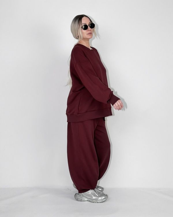 Костюм COZY, колір бургунді [демісезон] Coz-24-2 фото
