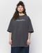 T-shirt OVERSIZE, color graphite, Size: M/L