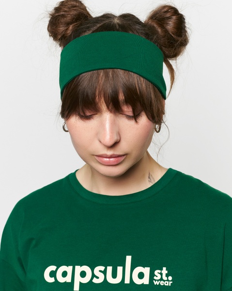 CAPSULA headband, green color, One size