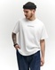 T-shirt BAZA, color white, Size: XS/S, Large print [matte]