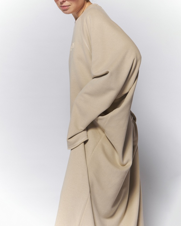 Dress HYPERSIZE FLOW, color beige, Size 2