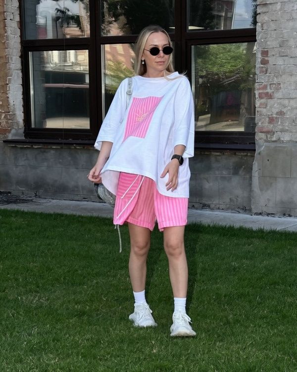 CANDY suit, t-shirt and shorts, One size