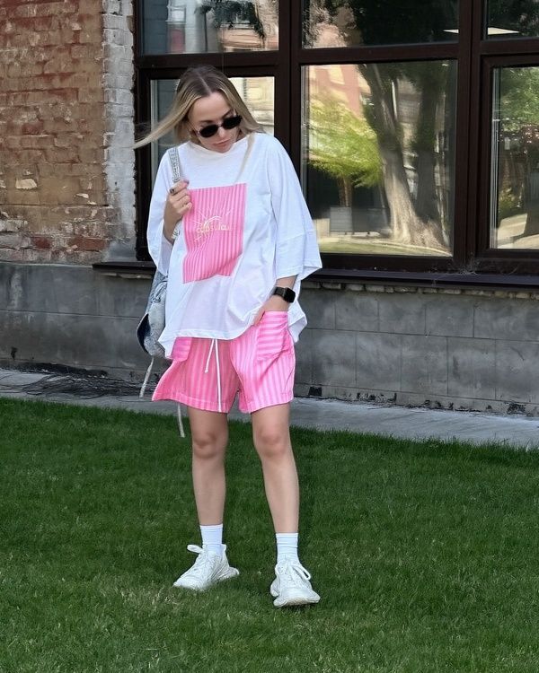 CANDY suit, t-shirt and shorts, One size