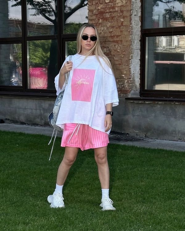 CANDY suit, t-shirt and shorts, One size