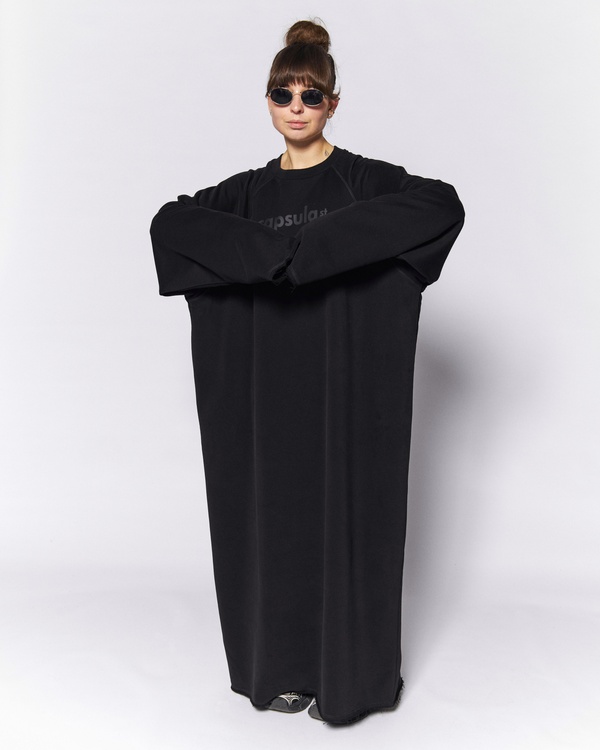 Сукня HYPERSIZE FLOW, колір чорний FLW-1-1 фото