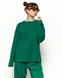 Longsleeve basic JUICY, color green, Size: XS/S